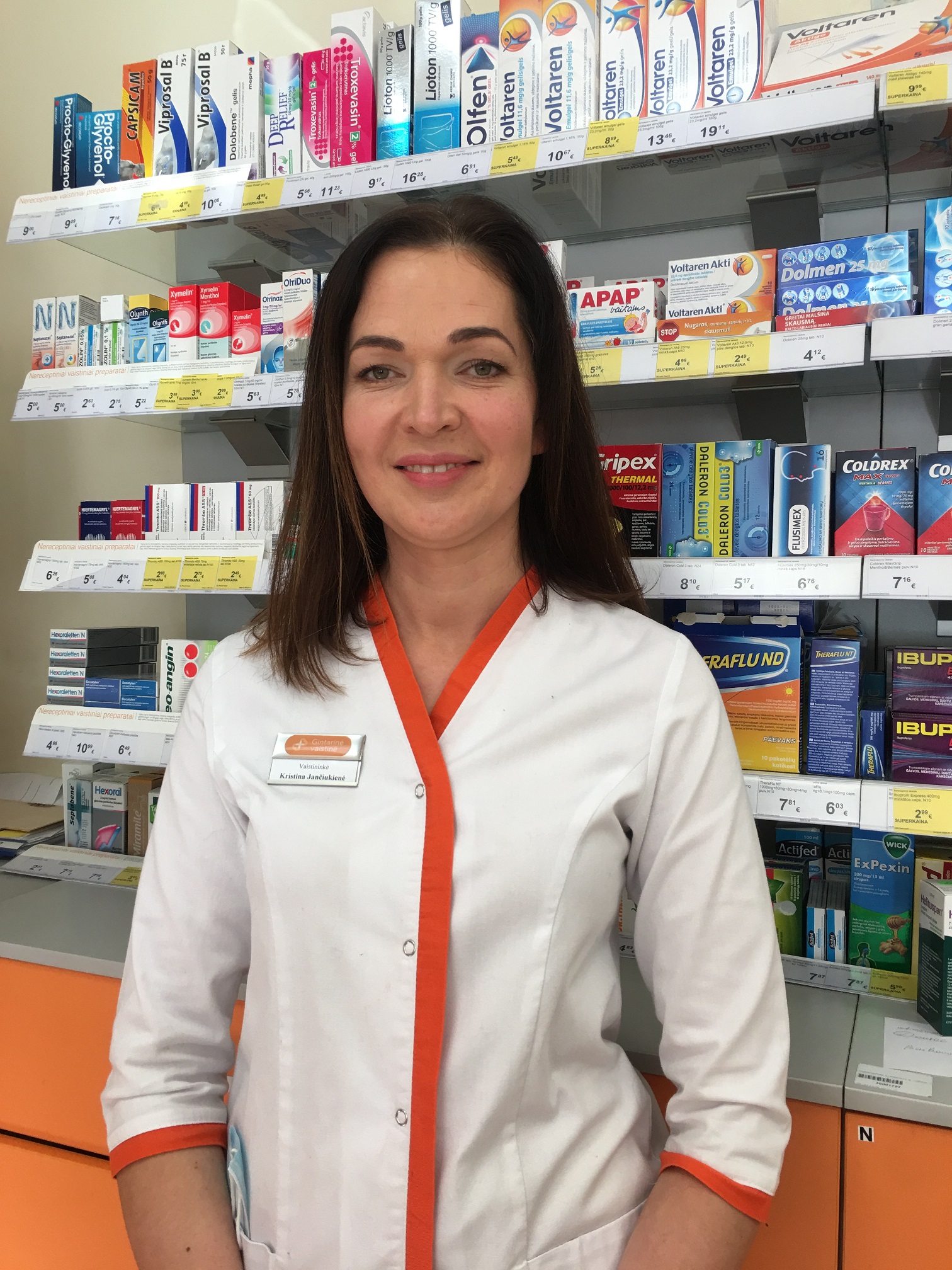 Gintarinė vaistinė vaistininkė Kristina Jančiukiene