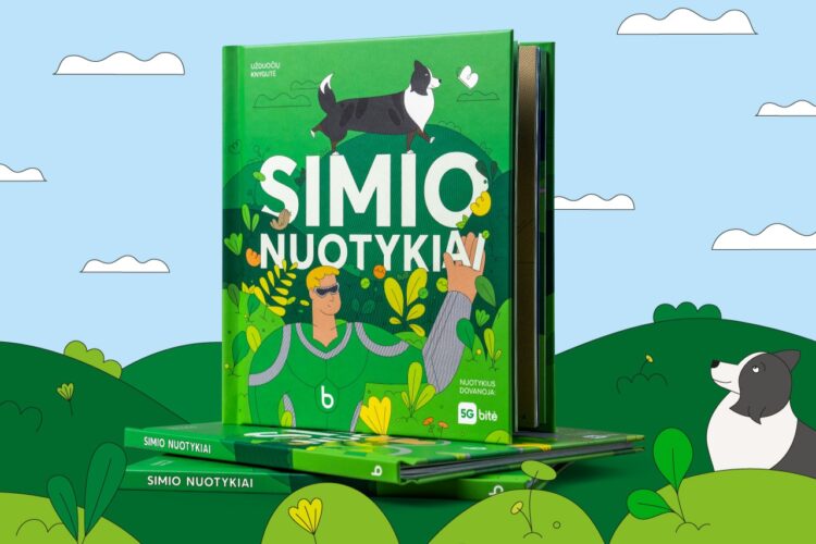 Užduočių knyga „Simio nuotykiai“ – istorija apie dingusį internetą ir superherojų Superbitą mažiesiems tyrinėtojams